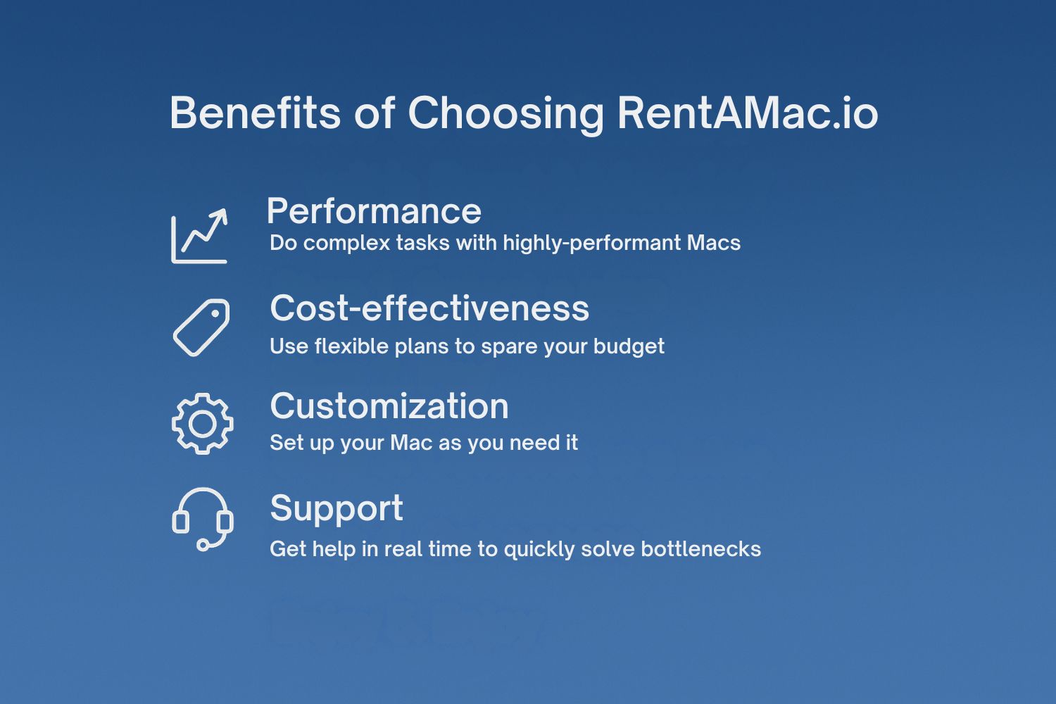 HostMyApple rentamac avantajları