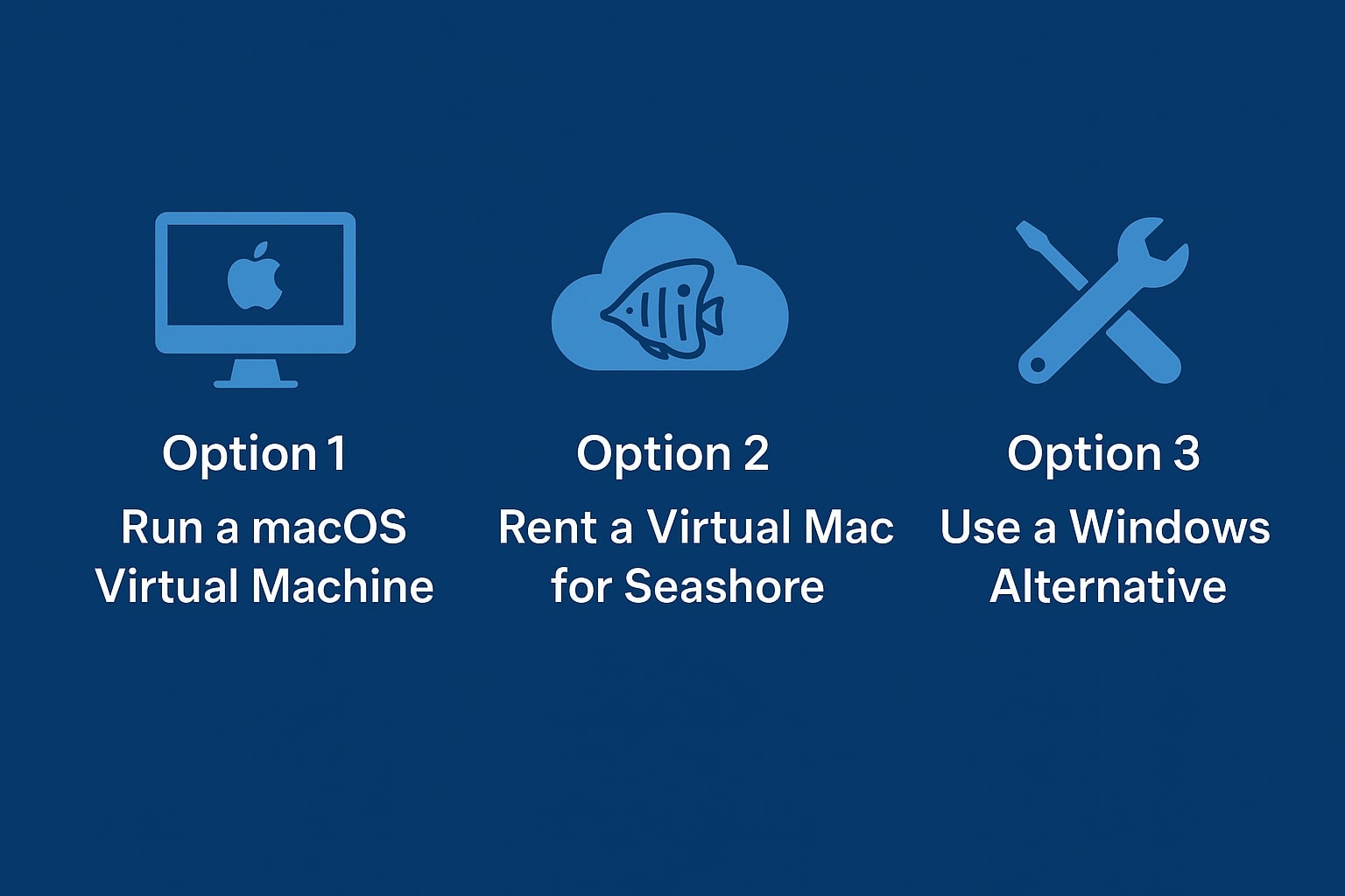 Tres formas de ejecutar seashore en windows