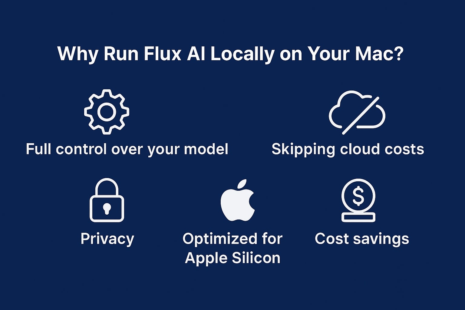 Why run flux ai locally