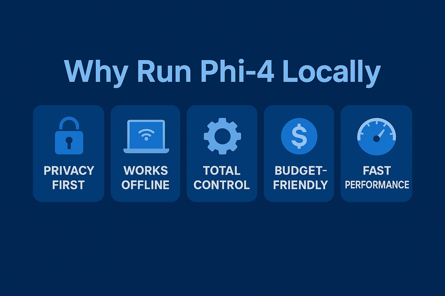 Why Run Phi 4 Locally