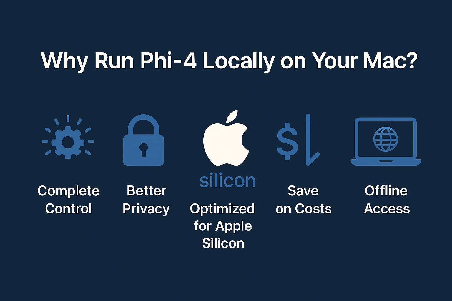 Why run phi-4 locally on mac?